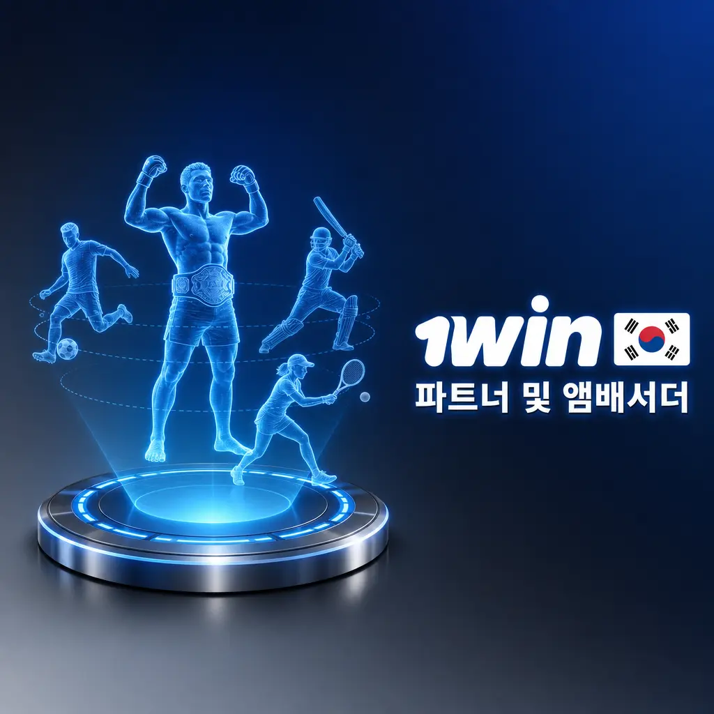 1win 글로벌 파트너십 및 앰배서더 - 축구·e스포츠 팀과 유명 스타들과의 협력 브랜드