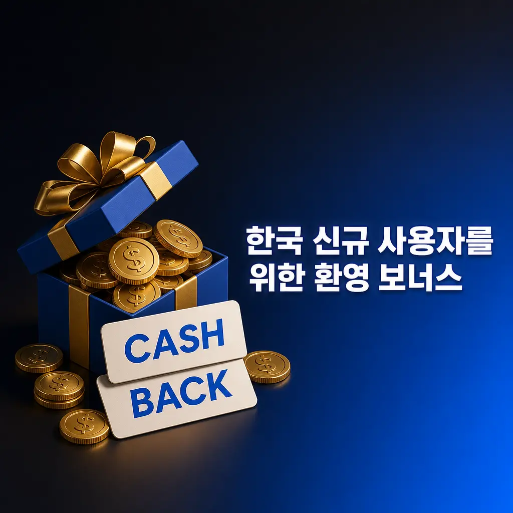 한국 신규 사용자 환영 보너스 최대 600% 및 무료 스핀 500회 혜택 안내