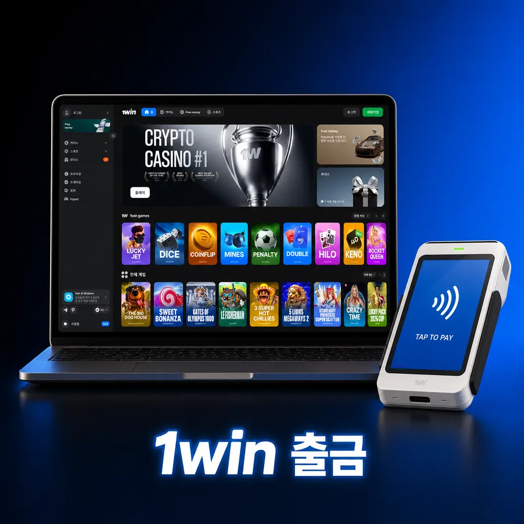 1win 출금 절차 안내 - 계정 메뉴에서 출금 수단 선택 및 금액 입력 후 요청 제출 방법