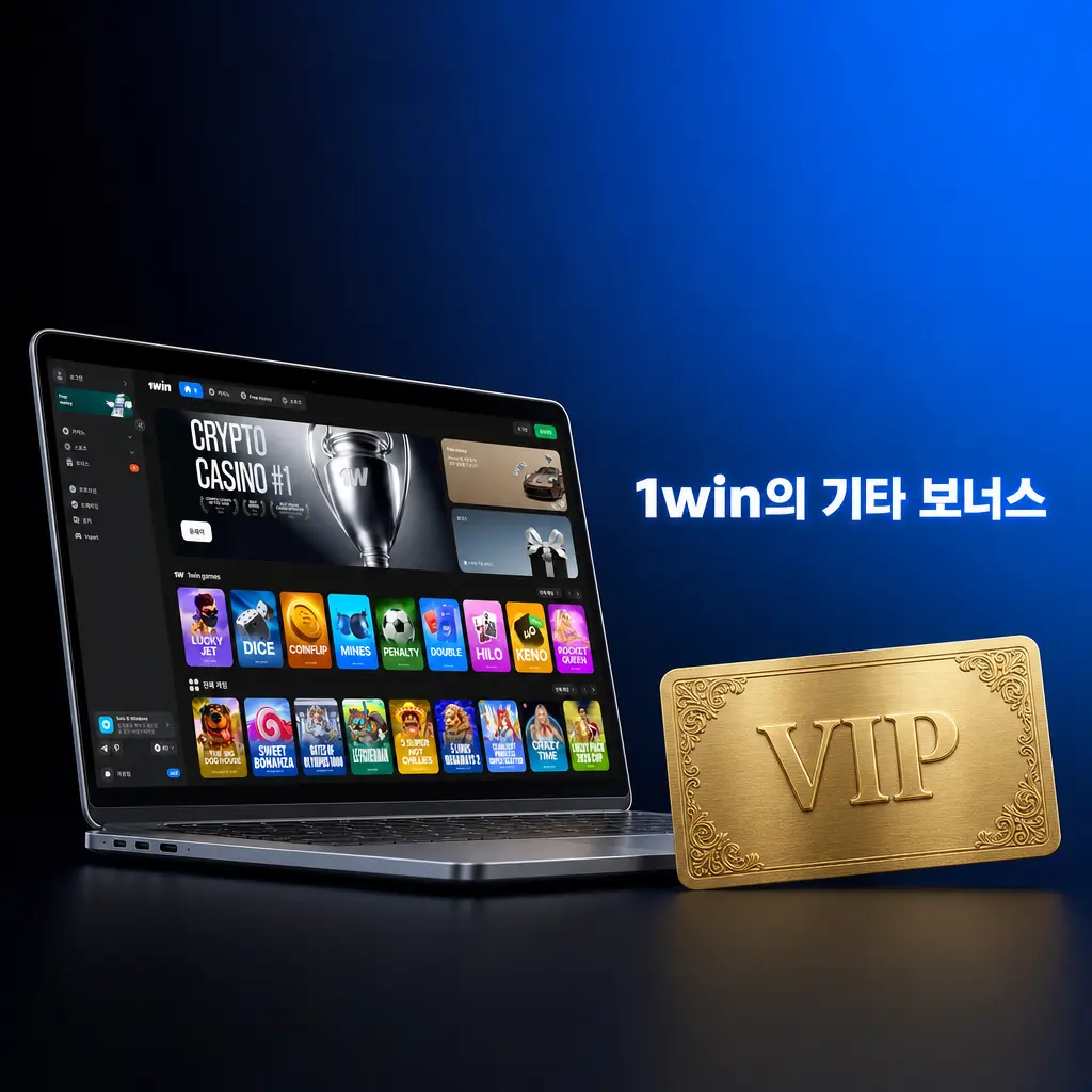 1win 카지노 보너스 혜택 - 캐시백, 멀티베팅 배당, 프리스핀 등 다양한 보상 프로모션