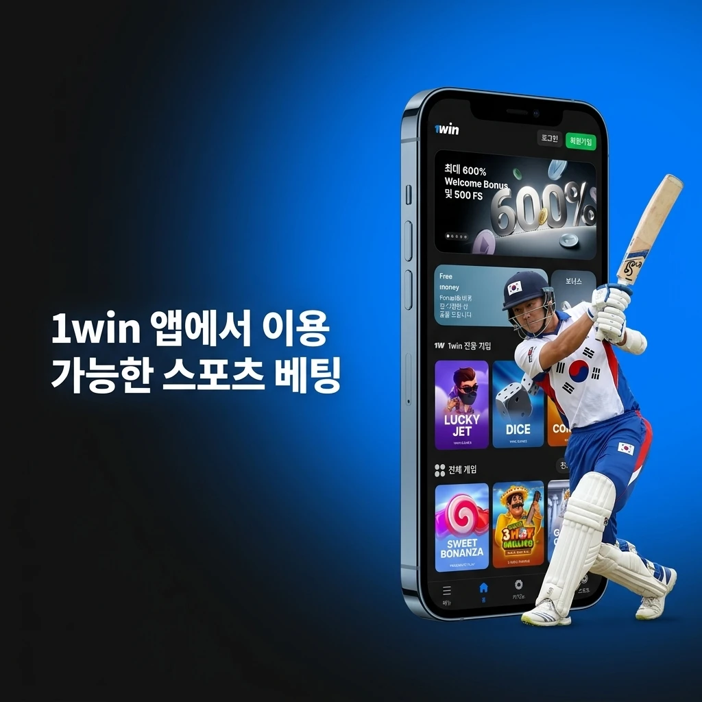 1win 앱에서 제공하는 축구, 야구, 농구, e스포츠 등 다양한 스포츠 베팅 종목과 주요 리그 안내