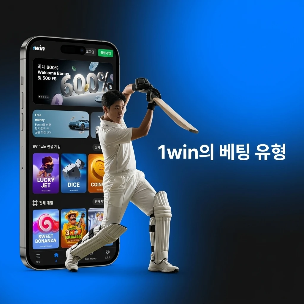 1win에서 제공하는 단일, 다중, 시스템, 핸디캡, 언더오버 등 다양한 베팅 유형과 전략적 활용 방법 안내