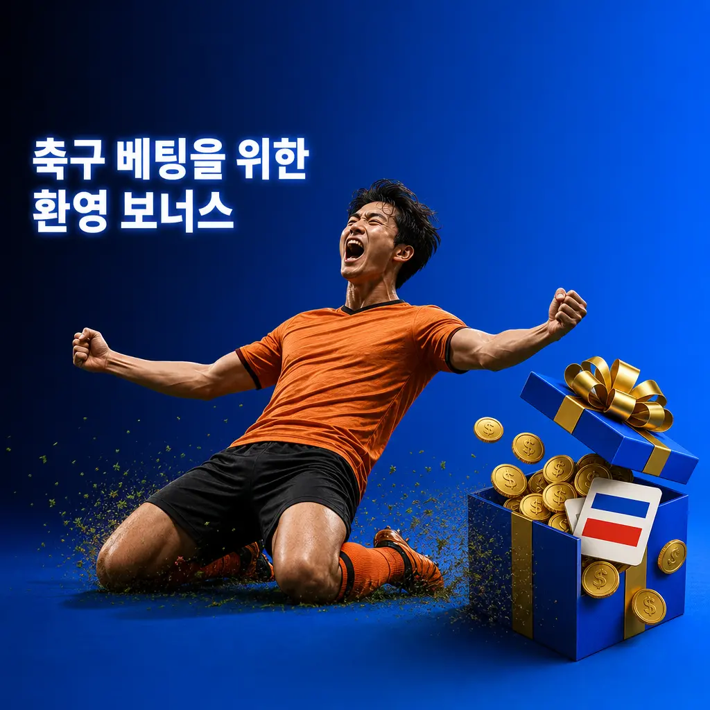 축구 베팅 신규 가입 보너스 최대 600% 및 무료 스핀 500회 혜택 안내