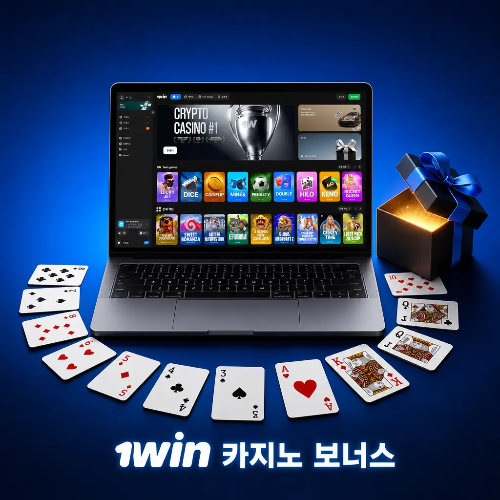 1win 카지노 보너스: 캐시백 최대 30%, 무료 스핀 50회 혜택 안내