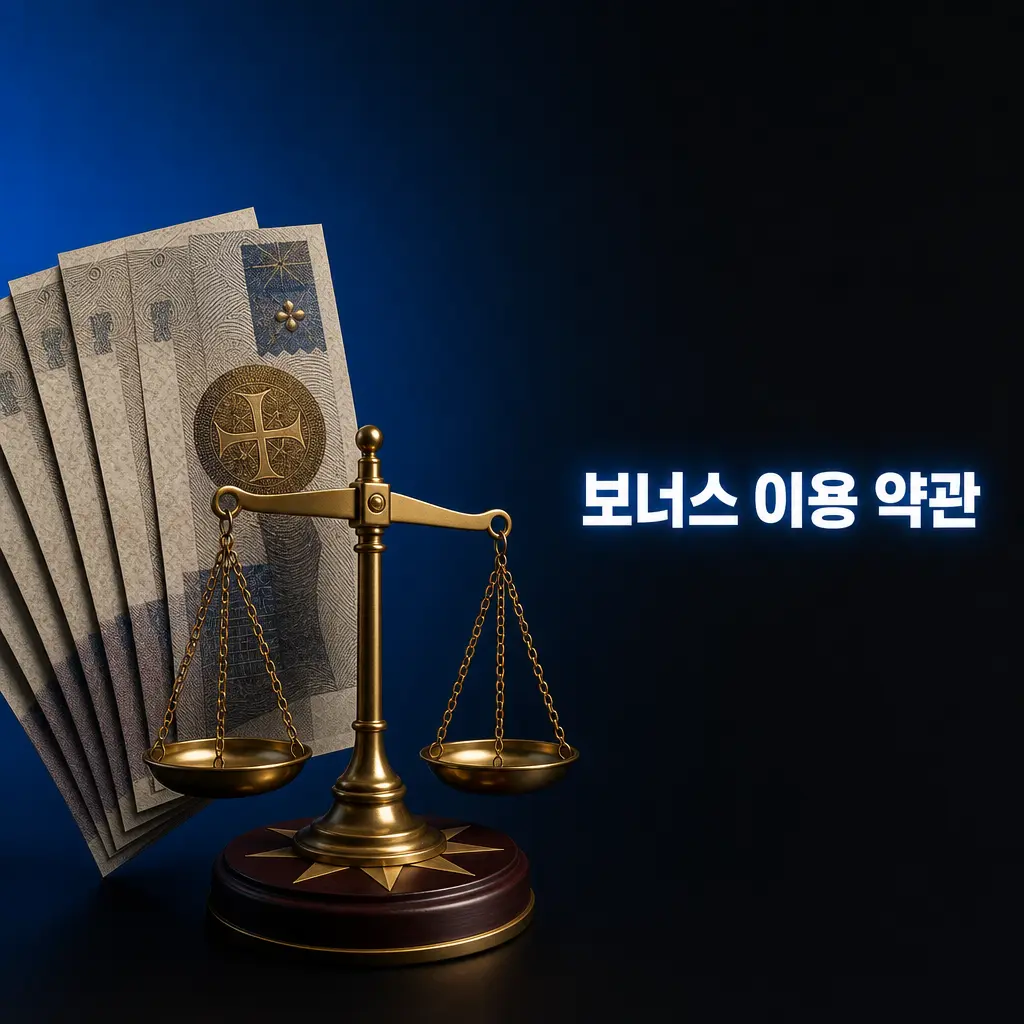 보너스 이용 약관 안내: 베팅 요건, 유효 기간, 최소 충전, 게임 제한, 중복 사용 불가 조건 설명