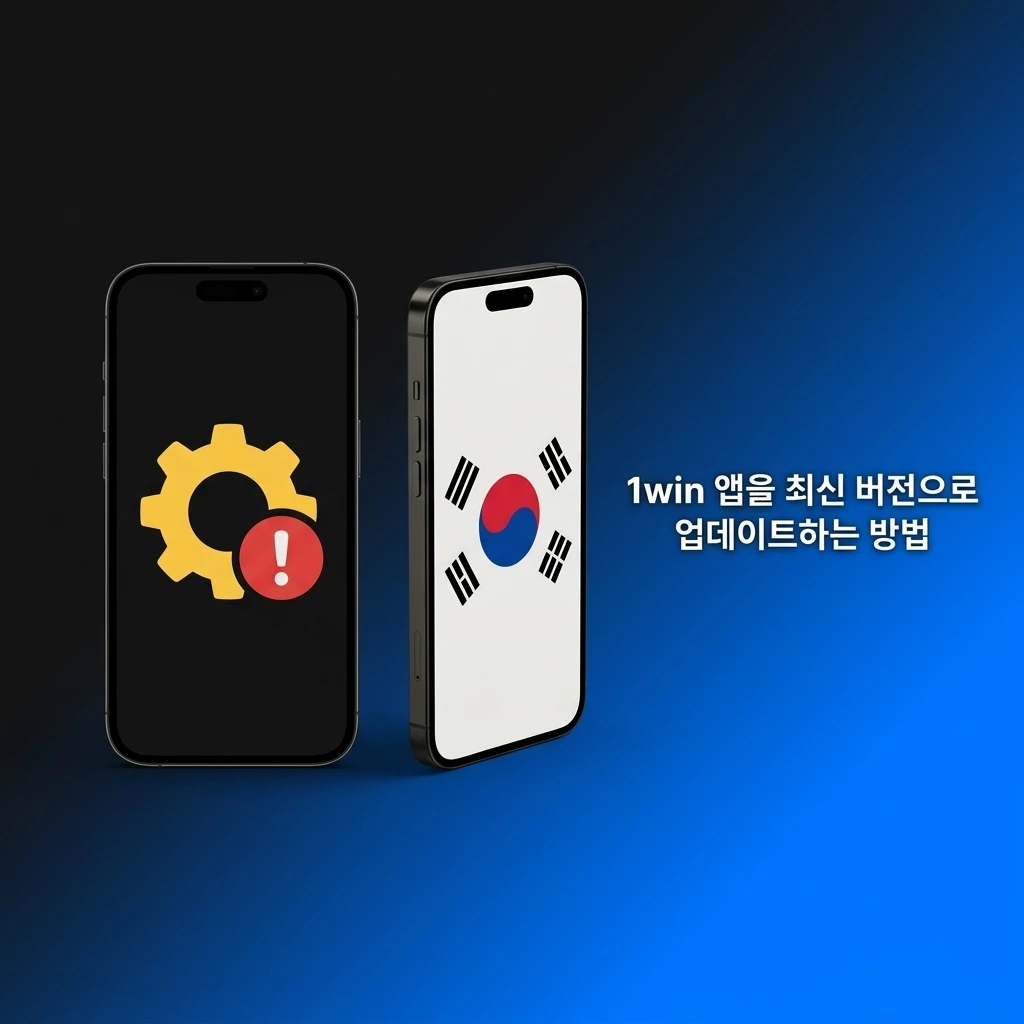 수동 다운로드 없이 백그라운드에서 자동으로 진행되는 1win 앱 최신 버전 업데이트 방법