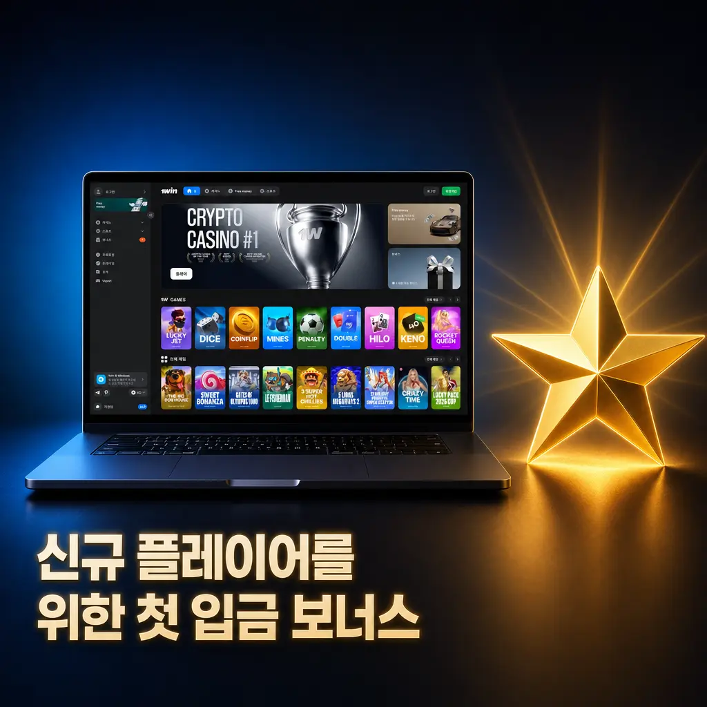 신규 플레이어 첫 입금 보너스 최대 600% 및 무료 스핀 500회 혜택 안내