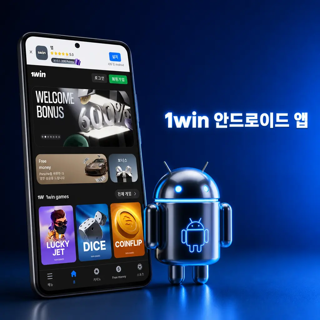 1win 안드로이드 앱 무료 다운로드 – 모바일 베팅 및 카지노 게임 이용 가능