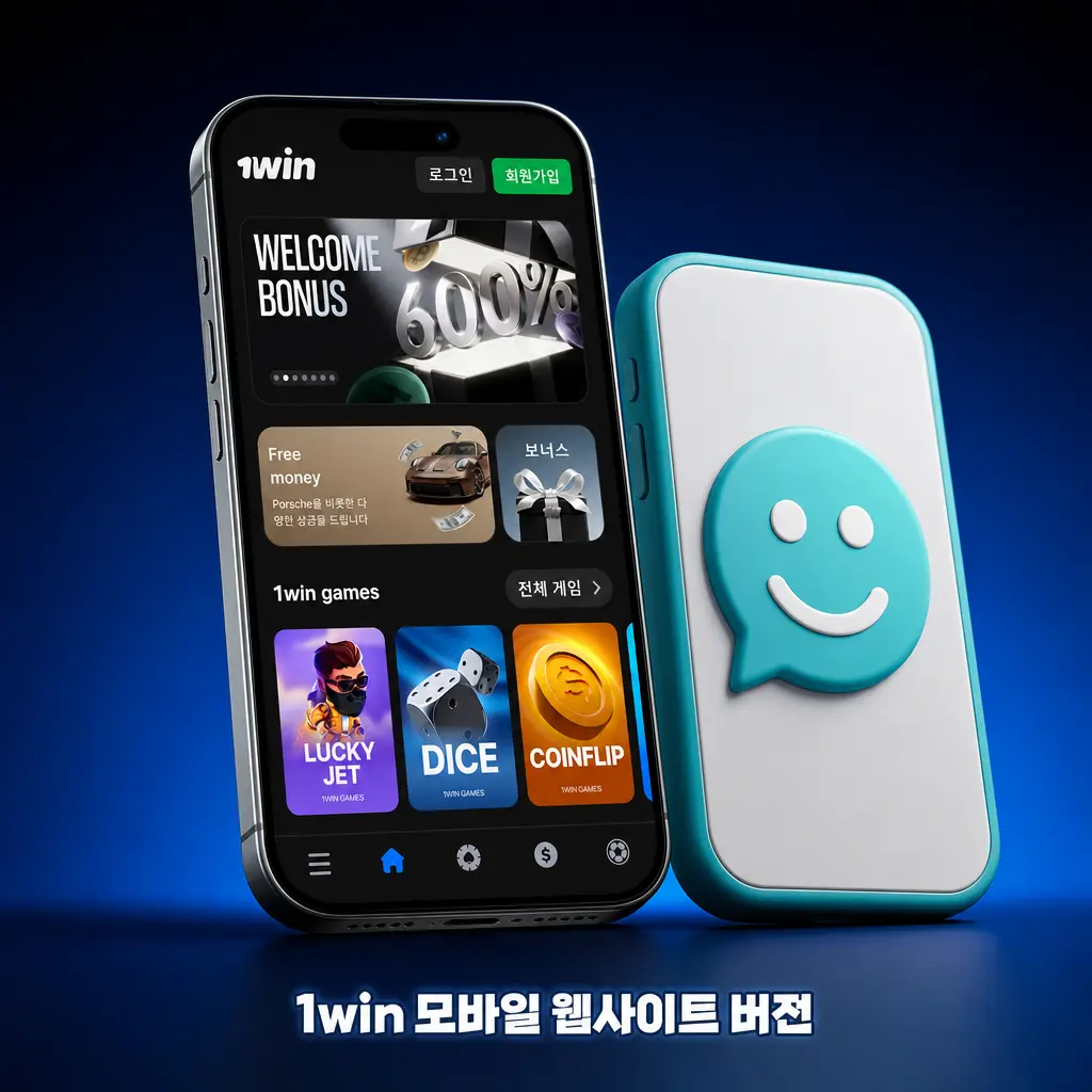 1win 모바일 웹사이트 버전 - 브라우저로 접속 가능한 스포츠 베팅 및 라이브 카지노 플랫폼