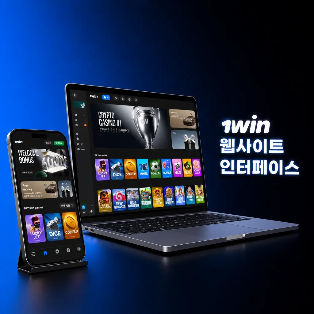 1win 웹사이트 인터페이스 – 스포츠, 카지노, 라이브 게임 섹션 탐색 및 맞춤 레이아웃 설정 화면