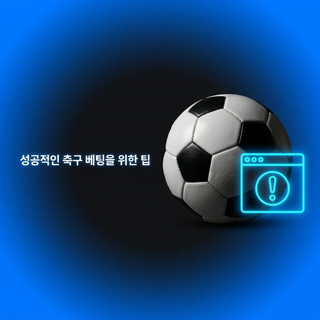 성공적인 축구 베팅을 위한 핵심 팁. 팀 컨디션 분석, 상대 전적, 외부 요인 및 철저한 자금 관리 전략 안내.